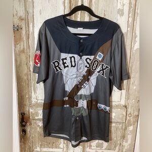 Boston Red Sox Star Wars Night Give Away Jersey Mens Size M - Missing Cape!
